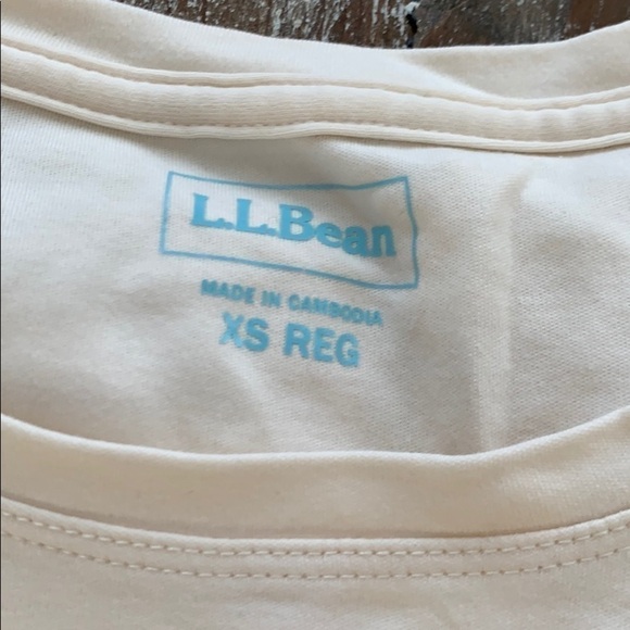 LL Bean short sleeve T-shirt EUC - Picture 2 of 3